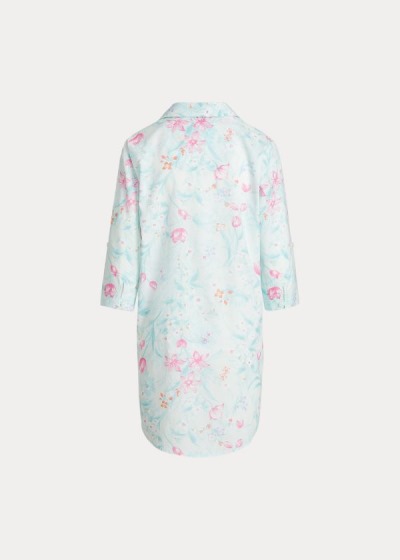 Women's Ralph Lauren Floral Cotton Sleep Shirt | 527901ATC